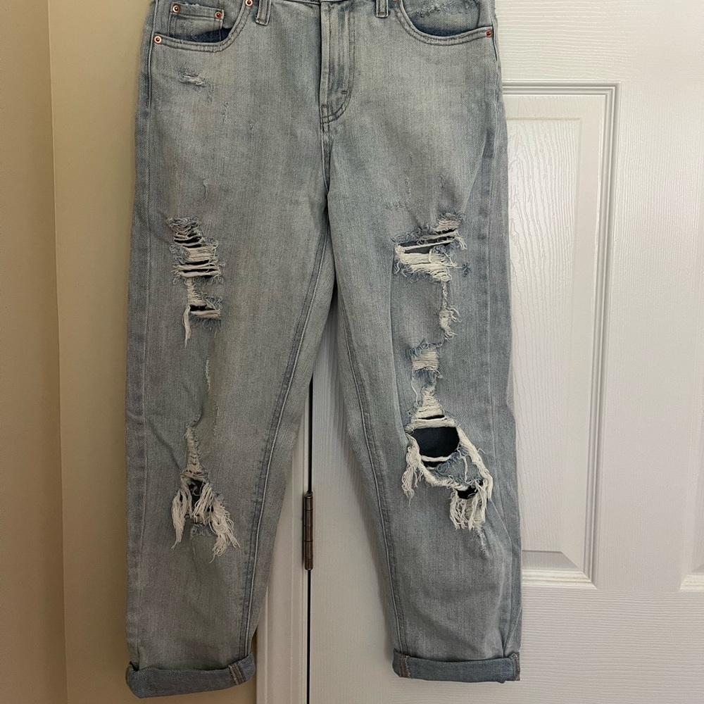 Target Brand Ripped Mom Jeans